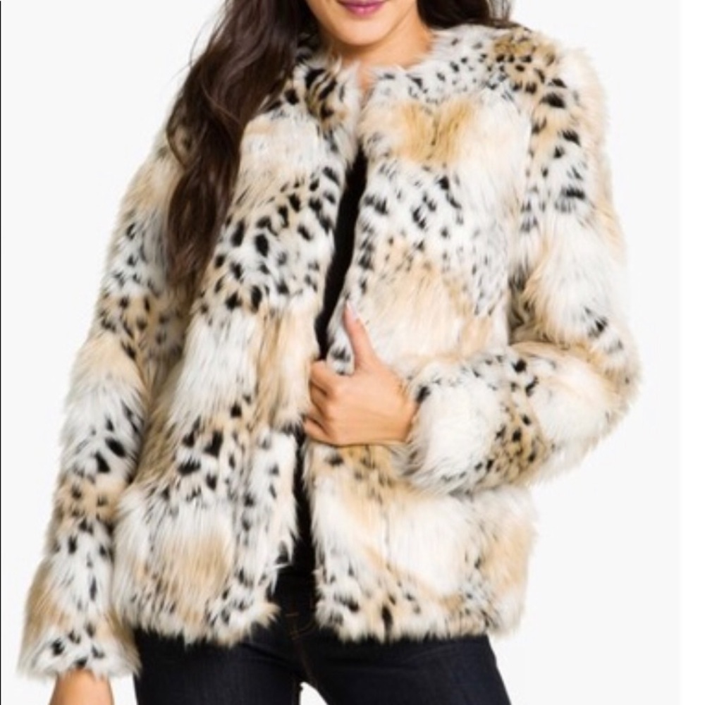 Faux Fur Betsey Johnson Jacket